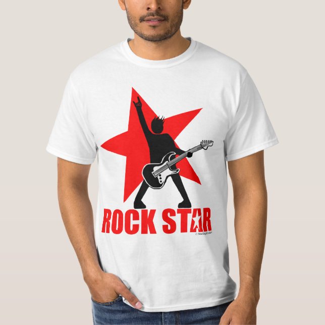 Camiseta Estrela do rock (Frente)