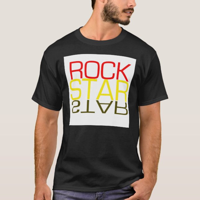Camiseta Estrela do rock (Frente)