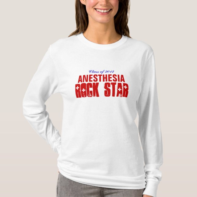 Camiseta Estrela do rock da anestesia (Frente)