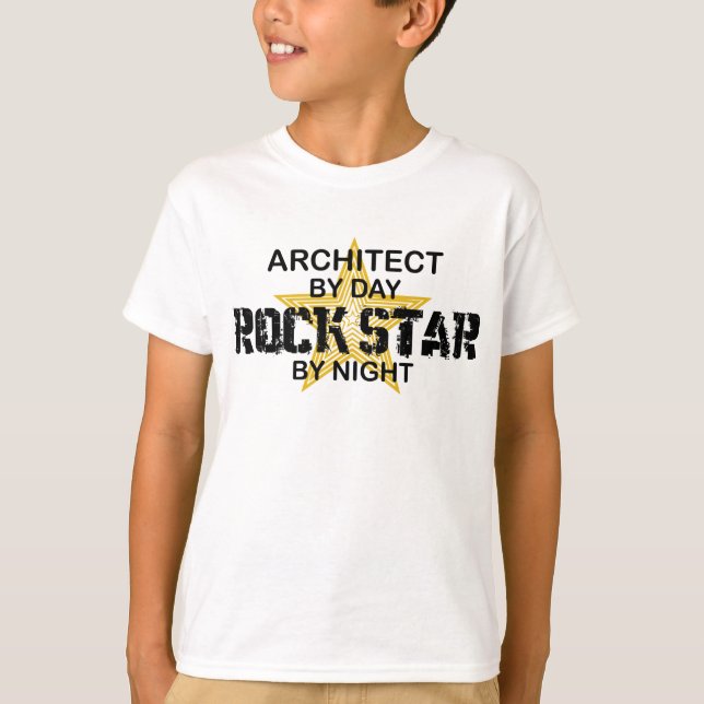 Camiseta Estrela do rock do arquiteto (Frente)