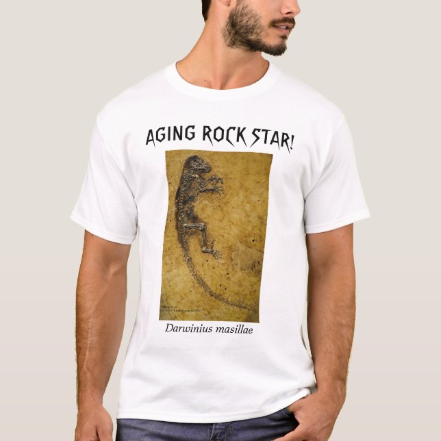 CAMISETA ESTRELA DO ROCK DO ENVELHECIMENTO! (Frente)