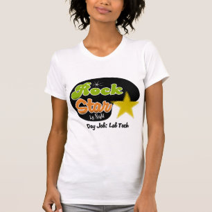 Camiseta Estrela do rock em a noite - tecnologia do