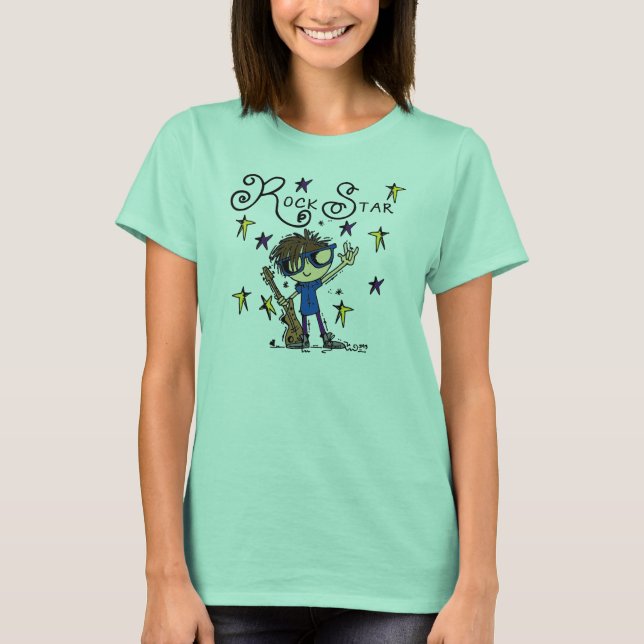 Camiseta Estrela do rock triguenha (Frente)