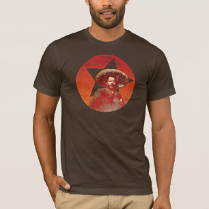 Camiseta Estrela do vermelho do vintage da casa de campo de