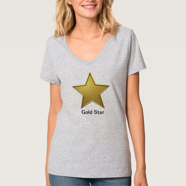 Camiseta Estrela Dourado option2 (Frente)