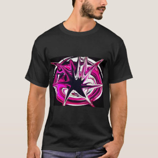 Camiseta Estrela escura Natal festivo