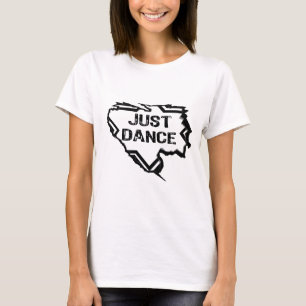 Camiseta Estrela estrelada - apenas dança - preto