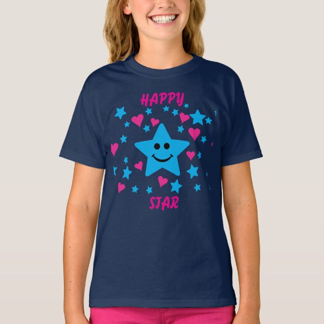 Camiseta Estrela feliz (Frente)