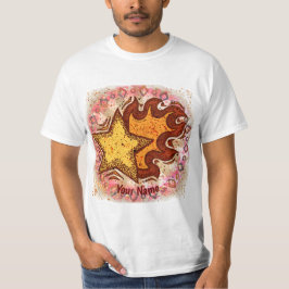 Camiseta Estrela Flamejante