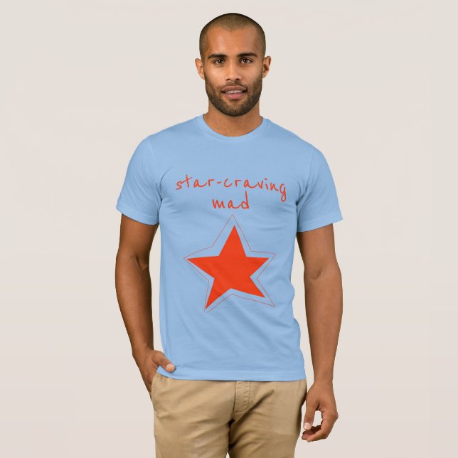 Camiseta Estrela Louca de Desejo das Estrelas do roupa da S (Frente Completa)