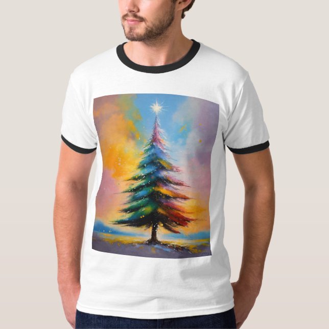 Camiseta Estrela ou Anjo no Topo (Frente)