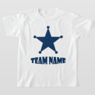 Camiseta Estrela Personalizada de Crianças Personalizadas P