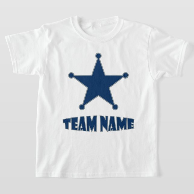 Camiseta Estrela Personalizada de Crianças Personalizadas P (Postura )