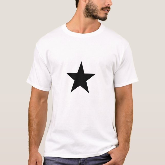 Camiseta Estrela preta (Frente)