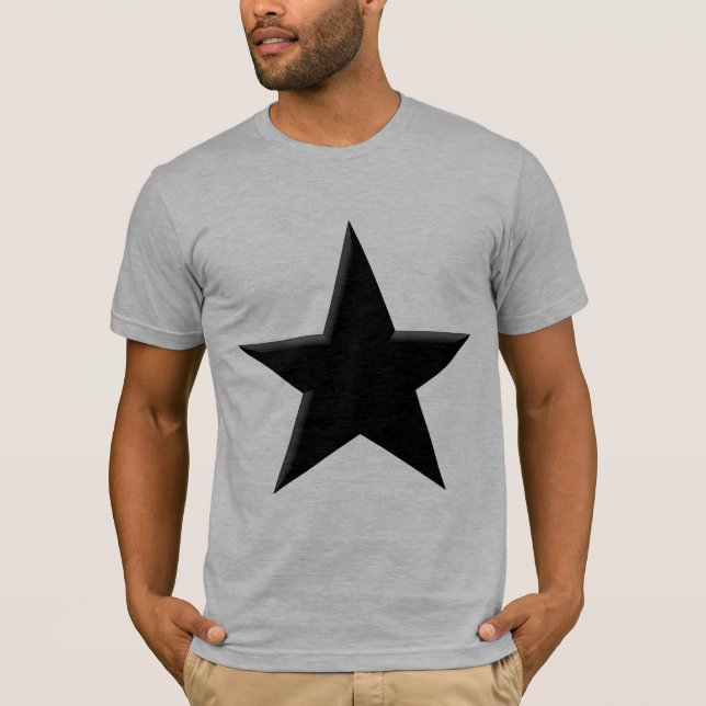 Camiseta Estrela - Preto (Frente)