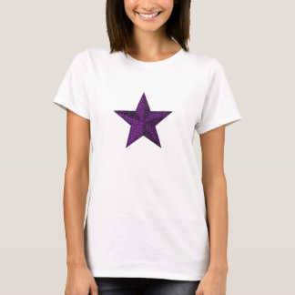 Camiseta "Estrela Roxa Real"