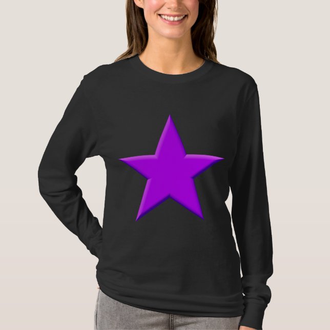 Camiseta Estrela - Roxo (Frente)