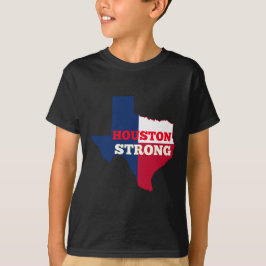 Camiseta Estrela solitária "Houston forte "