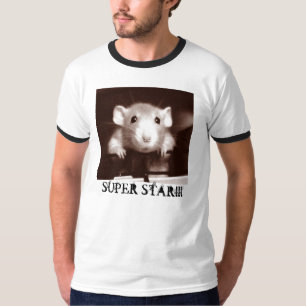 CAMISETA ESTRELA SUPER!!! RATO DA REGRA DOS RATOS