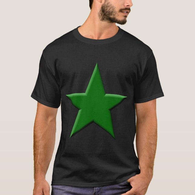 Camiseta Estrela - Verde Escuro (Frente)