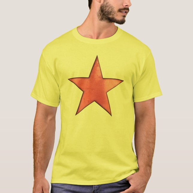 Camiseta estrela vermelha (Frente)