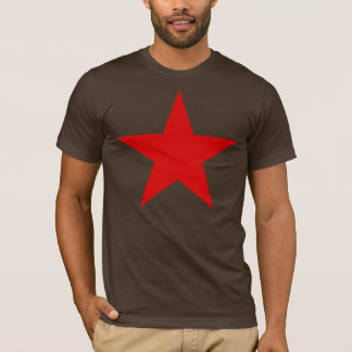 Camiseta Estrela Vermelha IMPRESSÃO GRANDE