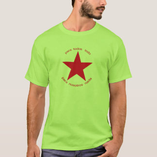 Camiseta Estrela vermelha Zapatista