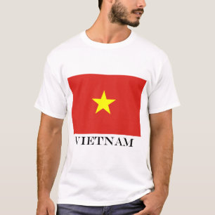 Camiseta Estrela vietnamita com bandeira do Vietname