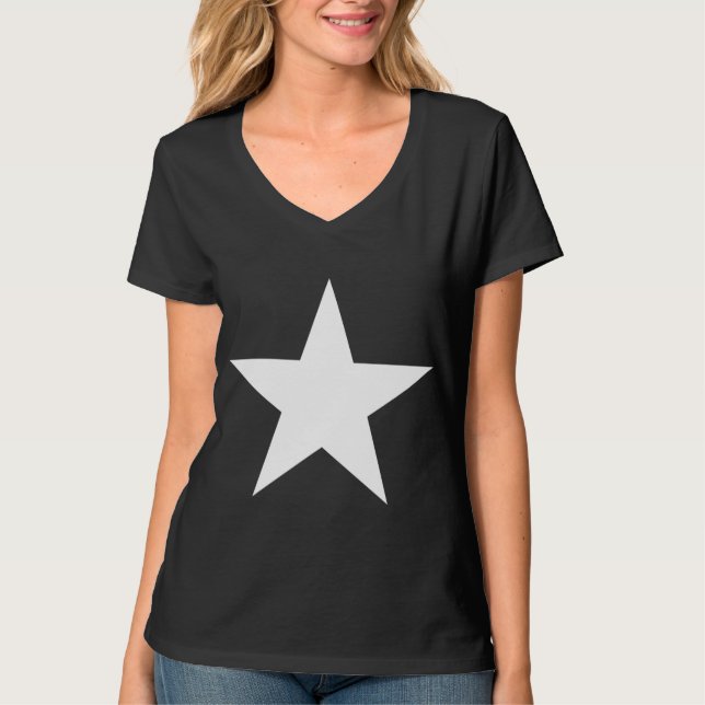 Camiseta Estrela (+w)/jérsei apto relaxado Bella das (Frente)