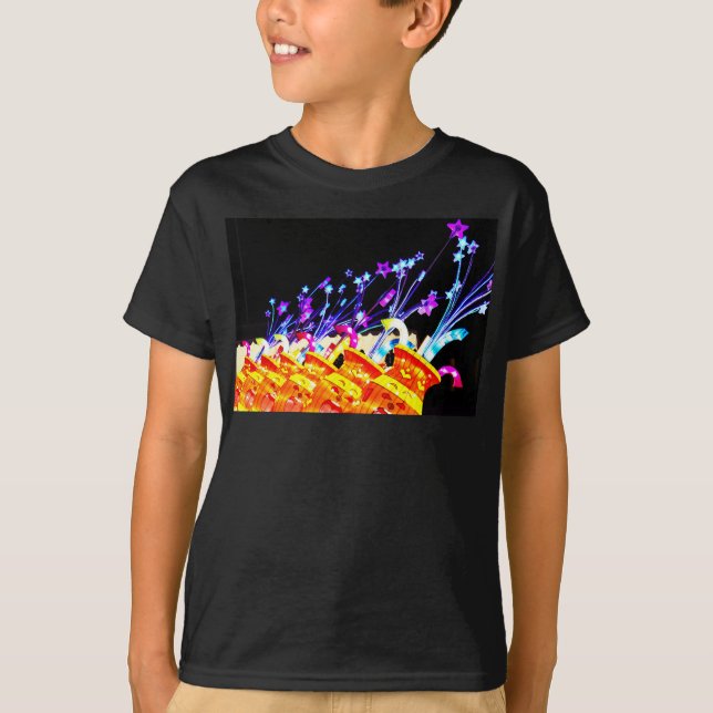 Camiseta Estrelas Alegres Explosivas (Frente)