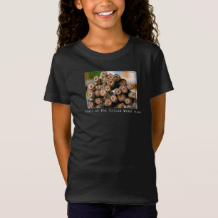 Camiseta Estrelas ao longo do Rio Grande Cotton Wood Trees