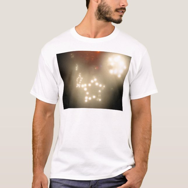 Camiseta Estrelas brancas (Frente)