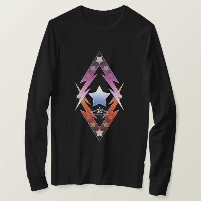 Camiseta Estrelas Branqueadoras (Frente do Design)