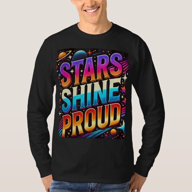 Camiseta Estrelas Brilham (Frente)