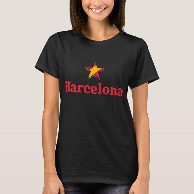 Camiseta Estrelas da Espanha – Barcelona (Frente)