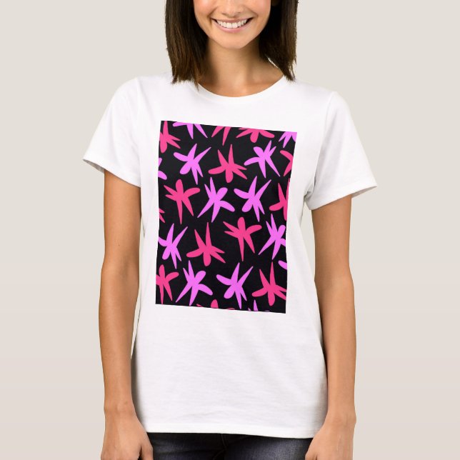 Camiseta Estrelas da flor (Frente)
