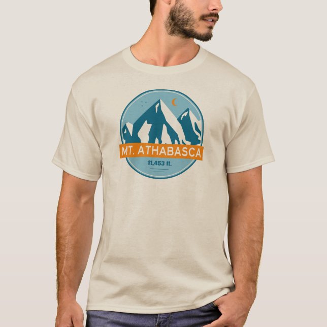 Camiseta Estrelas da Lua do Monte Athabasca (Frente)