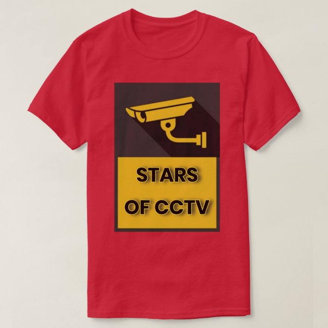 Camiseta Estrelas de CCTV (Frente do Design)