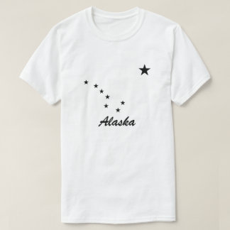 Camiseta Estrelas de constelação de Ursa Negra