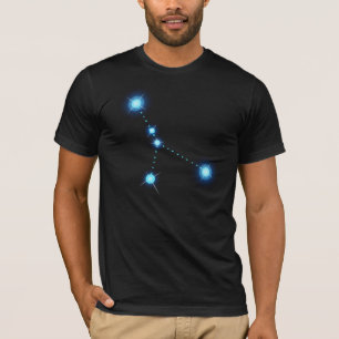 Camiseta Estrelas de constelação Zodiac cancer