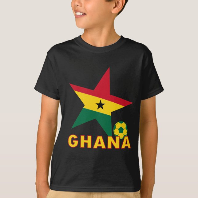 Camiseta Estrelas de futebol de Ghana (Frente)