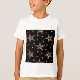 Camiseta estrelas de gradação