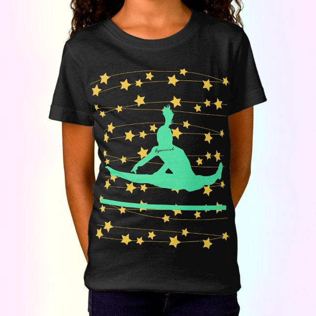 Camiseta Estrelas de Gymnast Swirling (Criador carregado)