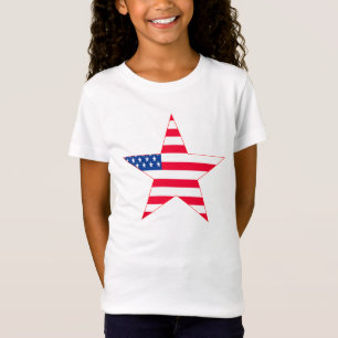 Camiseta Estrelas de Sinalizador Americanas
