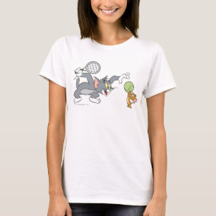 Camiseta Estrelas de tênis 2 de Tom e de Jerry