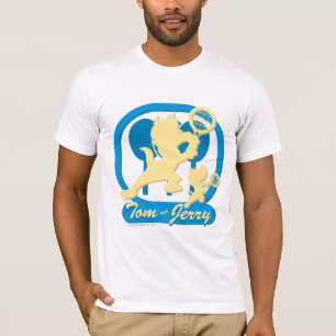 Camiseta Estrelas de tênis 3 de Tom e de Jerry