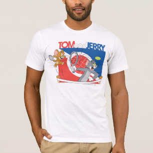 Camiseta Estrelas de tênis 4 de Tom e de Jerry
