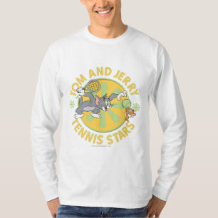 Camiseta Estrelas de tênis 5 de Tom e de Jerry