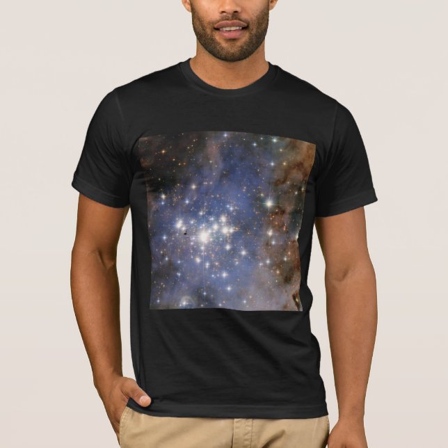 Camiseta Estrelas Diamante na Nebulosa de Carina Hubble Esp (Frente)