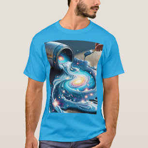 Camiseta Estrelas do Espaço de Pintura Fantasy